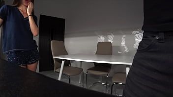 Play Real Cheating. Wife Fucks In The Kitchen With Her Husband's Friend While He's Not At Home. Taboo