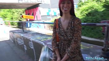 Play Public Agent Pretty face bubble butt and wet pussy public sex