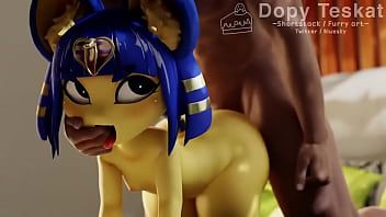 Play Ankha giving it to the black guy