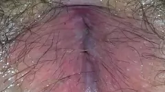 Play Hairy Ass Solo Jerking Off with Dildo