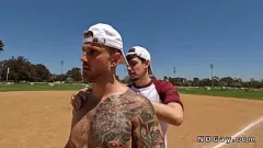 Play Muscular Studs' Raw Anal Play