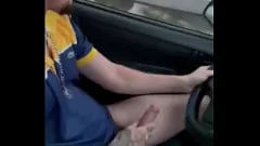 Play Big Cock Amateur Gay Blowjob in Car