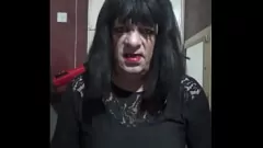Play Sissy Crossdresser's Intense Masturbation & Anal Dildo Action