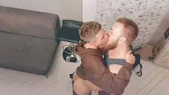 Play DILF Beardy Man Fucks Twink Guest Bareback in Every Room