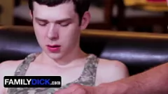 Play Skinny Teen Twink Gets Comforted by Rimming Step-Dad