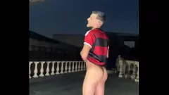 Play Novin Carioca arrived from Flamengo game horny and cummed liters of milk