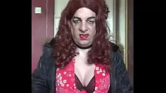 Play Sissy Crossdresser Swallows Pee in Public - Shocking Bisexual Action