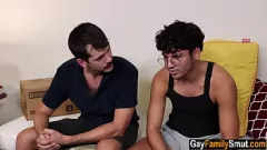 Play Step Daddy Teaches Stepson How to Get into Fraternity with Blowjob and Deepthroat