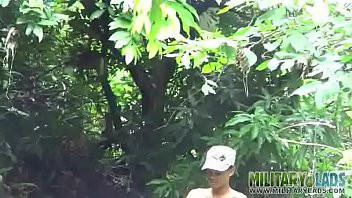 Play Military lad films his cum-dripping dick