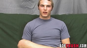 Play Johnny Aces enjoys stroking his big penis post interview