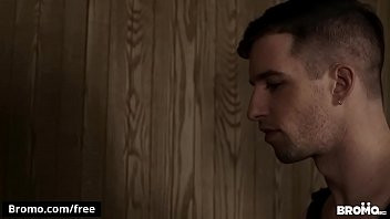 Play Two Gay Hunks Tease And Fool Around In The Sauna Room Together - BROMO