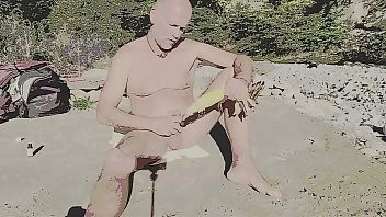 Play Food porn with orgasm outdoor