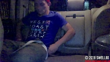 Play Straight street trade young dude jerks and cums with me in my truck